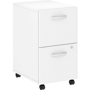 2-DRAWER MOBILE FILE CABINET - WHITE - STUDIO C SERIES by Bush Industries