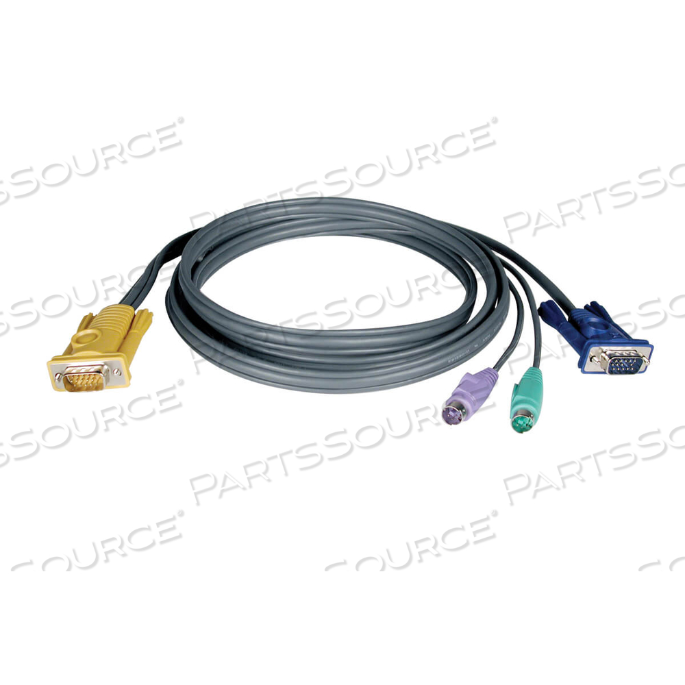PS/2 CABLE KIT FOR "B020-" ANDB022-SERIES KVM SWITCHES - 15' by Tripp Lite