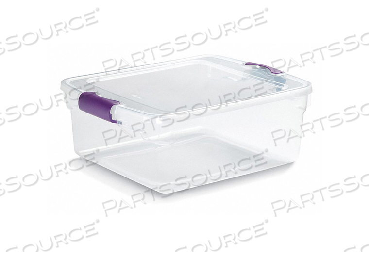 STORAGE TOTE 6-1/8 IN H 16-1/4 IN L by Durabilt STORAGE TOTE 6-1/8 IN H 16-1/4 IN L by Durabilt