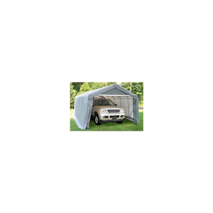 12X28X8 PEAK STYLE SHELTER - GREY by Shelterlogic 12X28X8 PEAK STYLE SHELTER - GREY by Shelterlogic