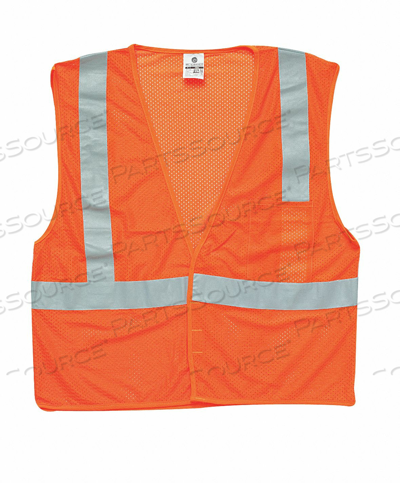 HIGH VISIBILITY VEST CLASS 2 XL ORANGE by ML Kishigo HIGH VISIBILITY VEST CLASS 2 XL ORANGE by ML Kishigo