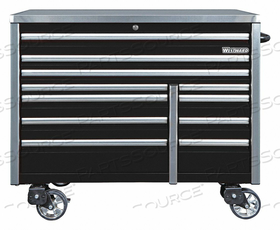 ROLLING CABINET 54 W BLACK STEEL by Westward