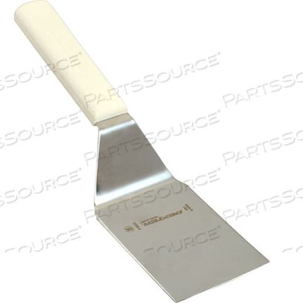 DSG WHITE HANDLE SPATULA 3"X 4" by Dexter Russell