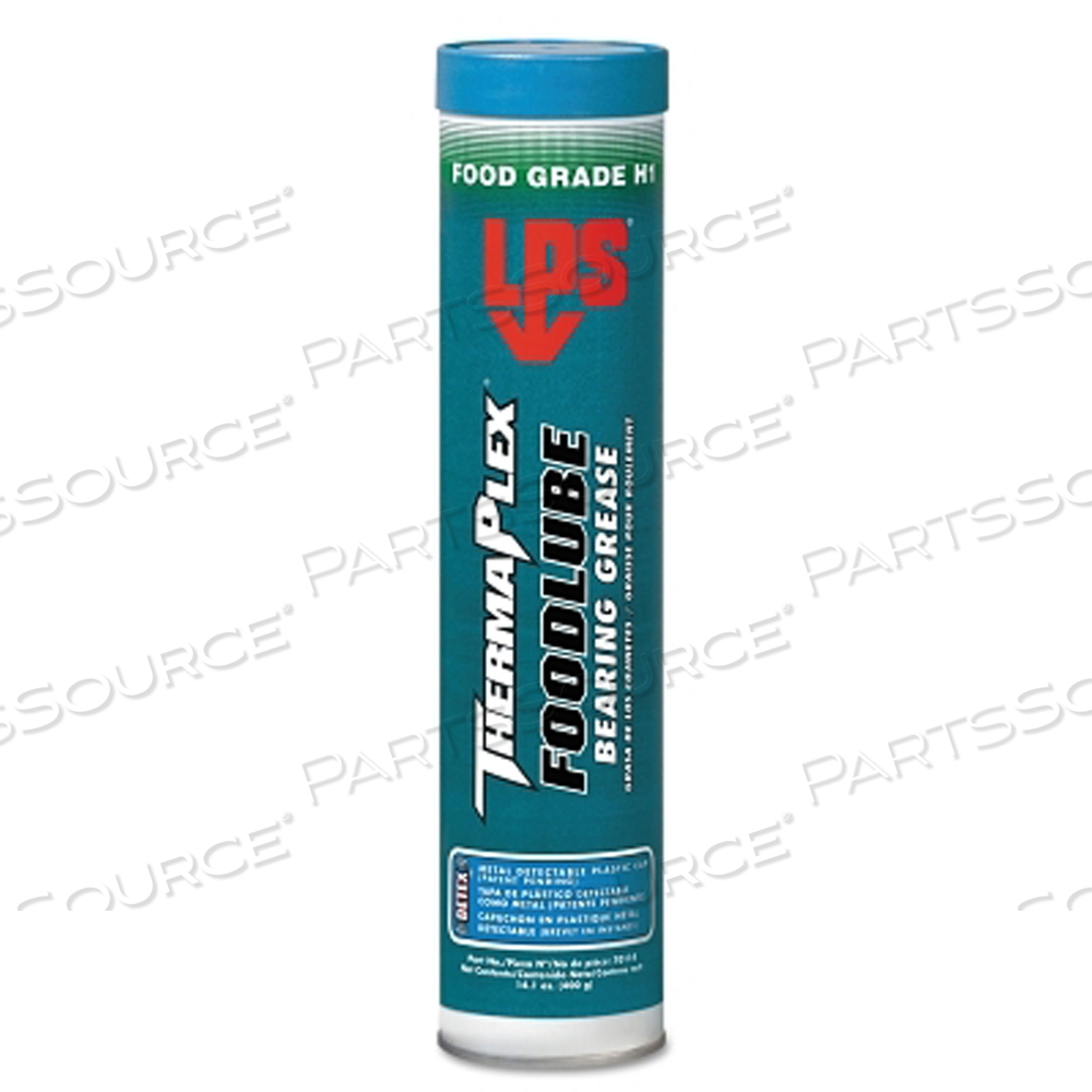 THERMAPLEX FOODLUBE BEARING GREASE, 14.1 OZ, CARTRIDGE by LPS THERMAPLEX FOODLUBE BEARING GREASE, 14.1 OZ, CARTRIDGE by LPS