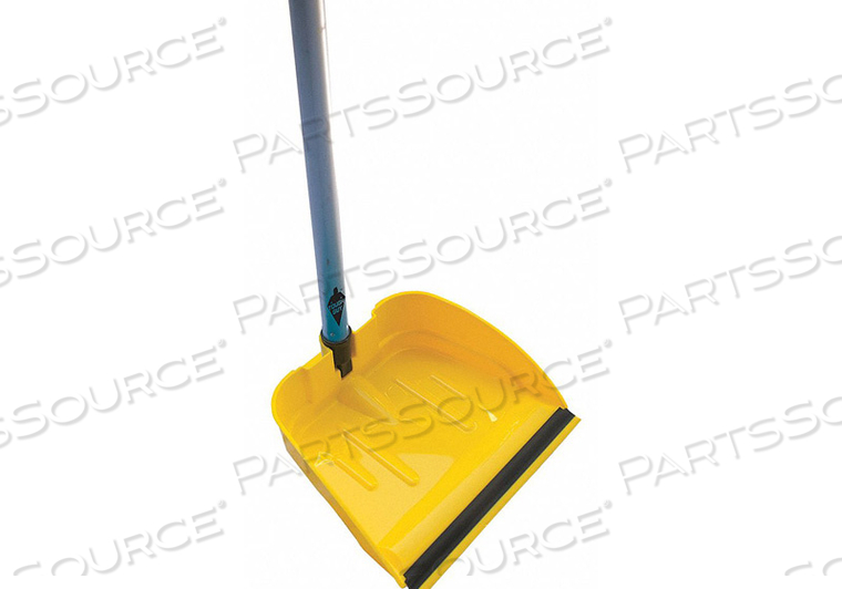 LONG HANDLED DUST PAN YELLOW PLASTIC by Tough Guy