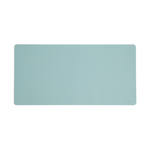 VEGAN LEATHER DESK PADS, 31.5" X 15.7", LIGHT BLUE by Smead