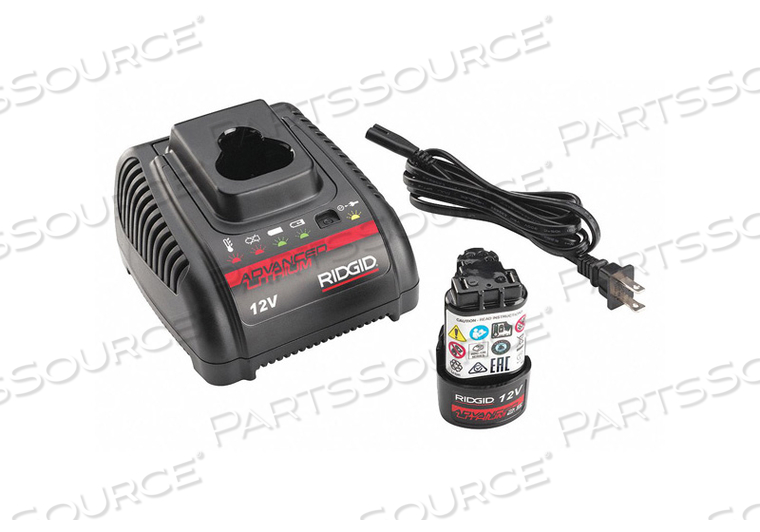 BATTERY CHARGER 12.0V OUTPUT by Ridgid BATTERY CHARGER 12.0V OUTPUT by Ridgid