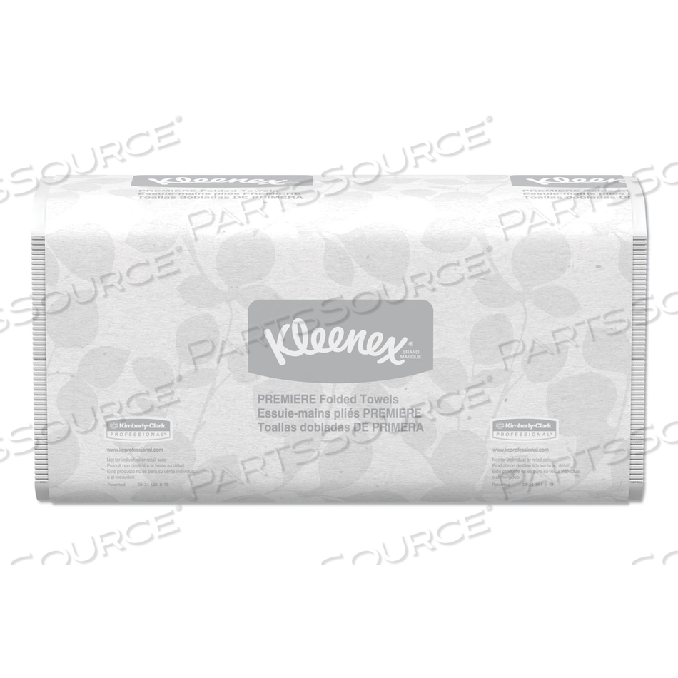 PREMIERE FOLDED TOWELS, 9.4 X 12,4, WHITE by Kleenex
