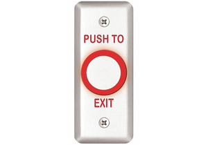EXIT PUSH BUTTON 1-3/4 IN W by SDC EXIT PUSH BUTTON 1-3/4 IN W by SDC