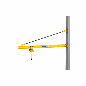 HD WALL BRACKET JIB CRANE, 20' SPAN & 200 ROTATION, 2000 LB CAPACITY by Gorbel, Inc.