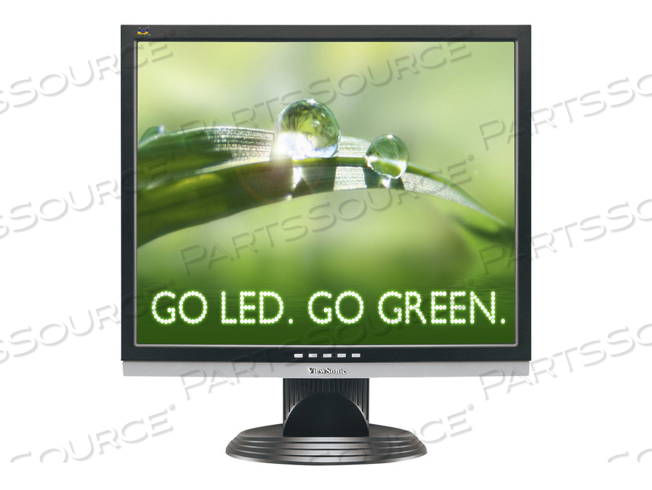 LED MONITOR, BLACK, 1280 X 1024 DISPLAY RESOLUTION, 5MS RESPONSE TIME, 19IN SCREEN SIZE, 170° HORIZONTAL VIEWING ANGLE by ViewSonic