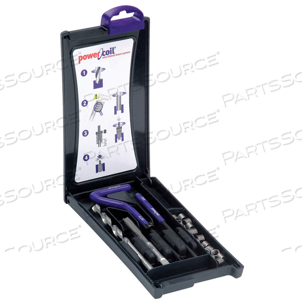 THREAD REPAIR KIT, TANGED TANG STYLE, FREE-RUNNING, M8-1.25 THREAD SIZE, PLAIN by Approved Vendor