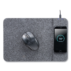 POWERTRACK WIRELESS CHARGING MOUSE PAD, 13 X 8.75, GRAY by Allsop