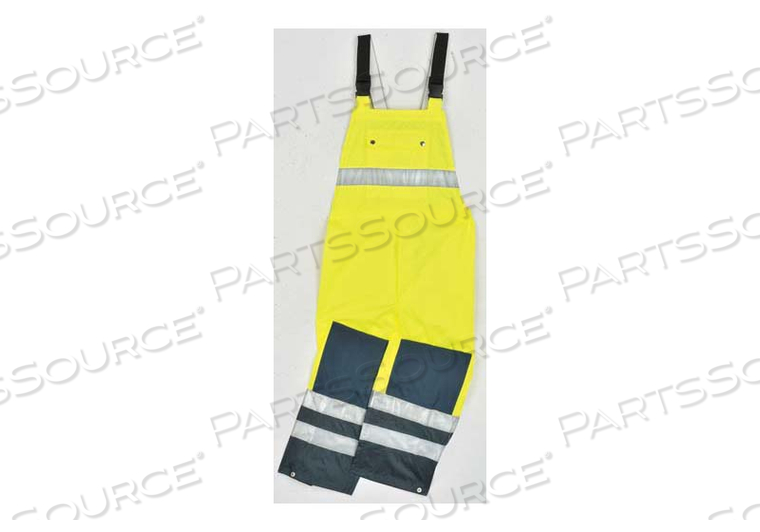 RAIN BIB OVERALL CLASS E YLW/GRN 3XL by Occunomix