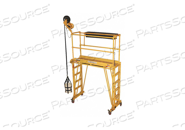 ROLLING WORK PLATFORM 8 FT L by Tele-Tower ROLLING WORK PLATFORM 8 FT L by Tele-Tower