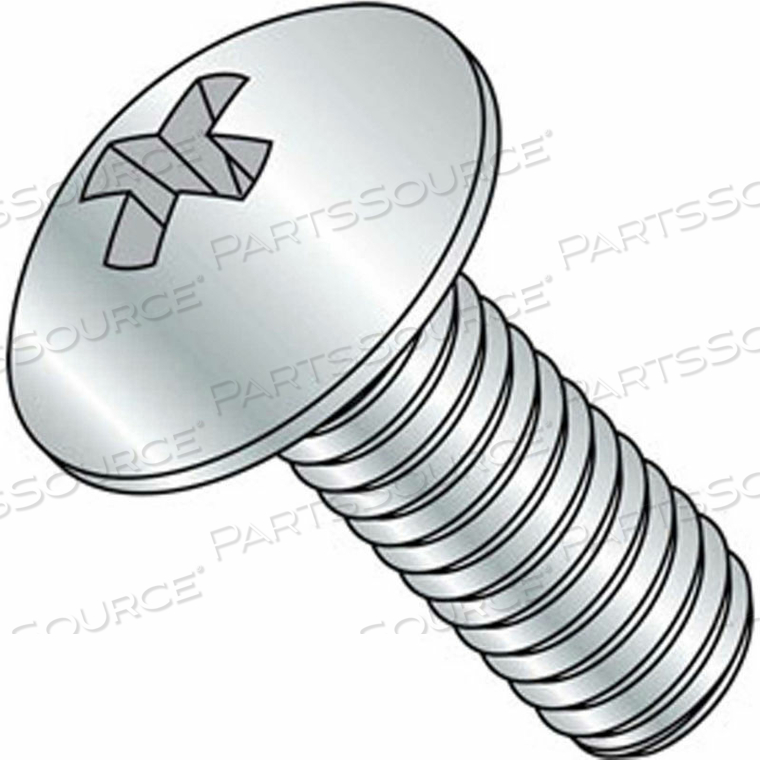 10-24 X 1/2" MACHINE SCREW - TRUSS HEAD - PHILLIPS - STEEL - ZINC CR+3 - FT - 1000 PK - BBI by Brighton Best