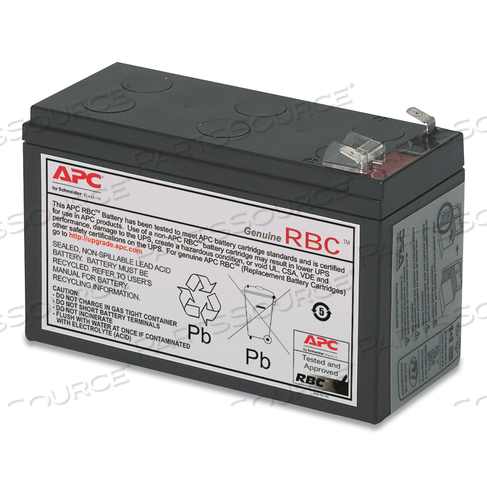 12V 7AH LEAD-ACID REPLACEMENT BATTERY CARTRIDGE FOR BACK-UPS by APC / American Power Conversion