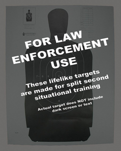 SILHOUETTE TARGET PK100 by LE Targets