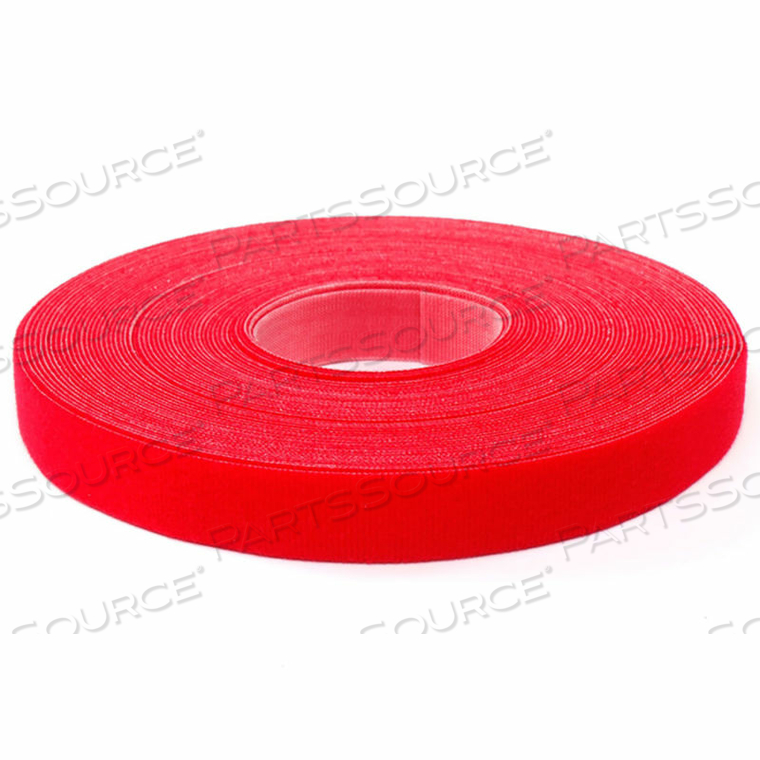 VELCRO BRAND ONE-WRAP HOOK & LOOP TAPE FASTENERS RED 1/2" X 15' by Industrial Webbing Corp.