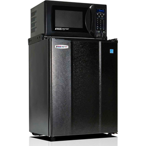 COMBINATION APPLIANCE, 2.5 CF, 700 WATT MW, AUTO-DEFROST, ESR, BLACK by MicroFridge