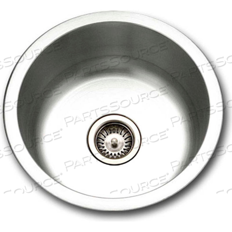 DROP IN STAINLESS STEEL ROUND BAR/PREP SINK by Houzer Inc DROP IN STAINLESS STEEL ROUND BAR/PREP SINK by Houzer Inc