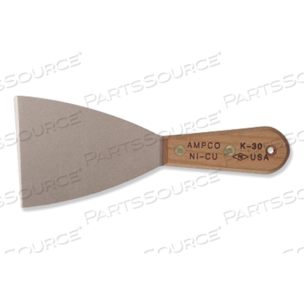 PUTTY KNIVES, 4 1/2 IN LONG, 3 1/2 IN WIDE, STIFF BLADE by Ampco Safety Tools