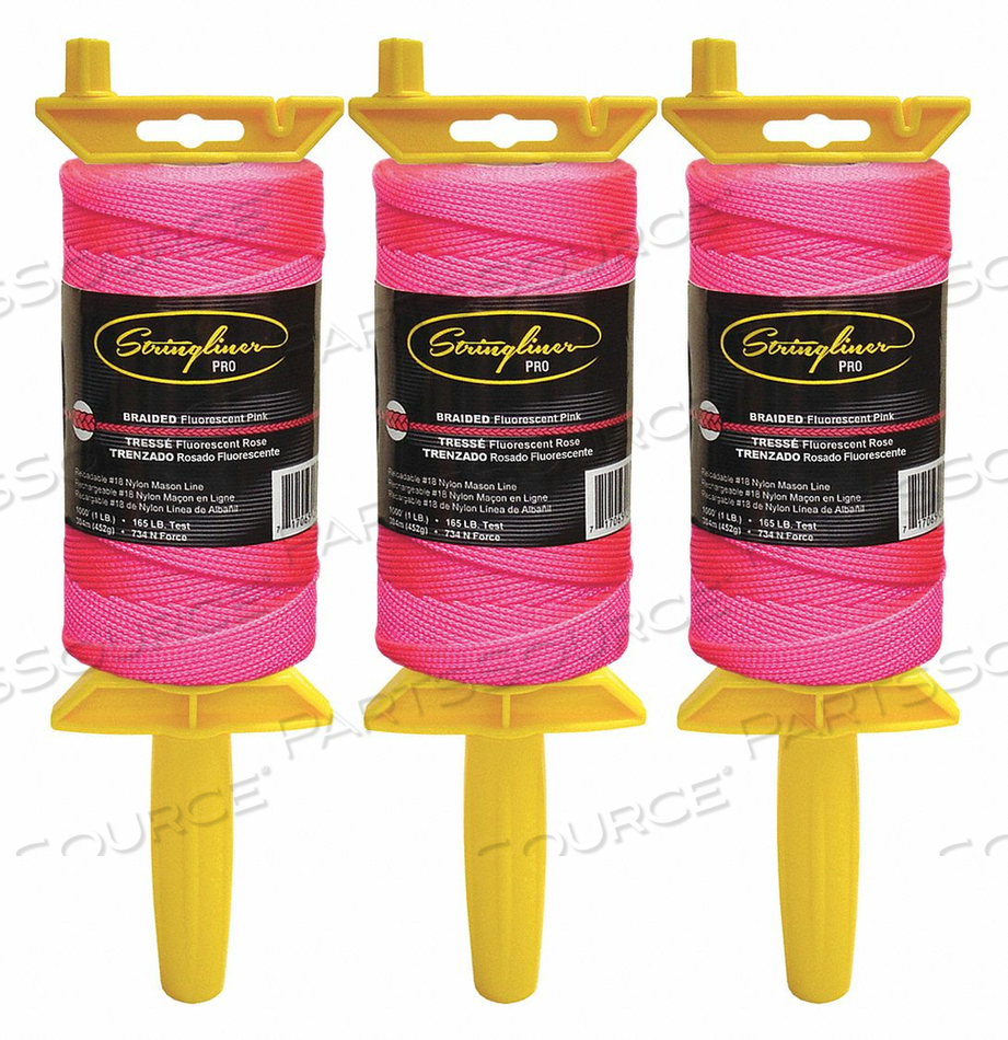 MASONS LINE REEL BRAIDED 1000 FT L PK3 by Stringliner