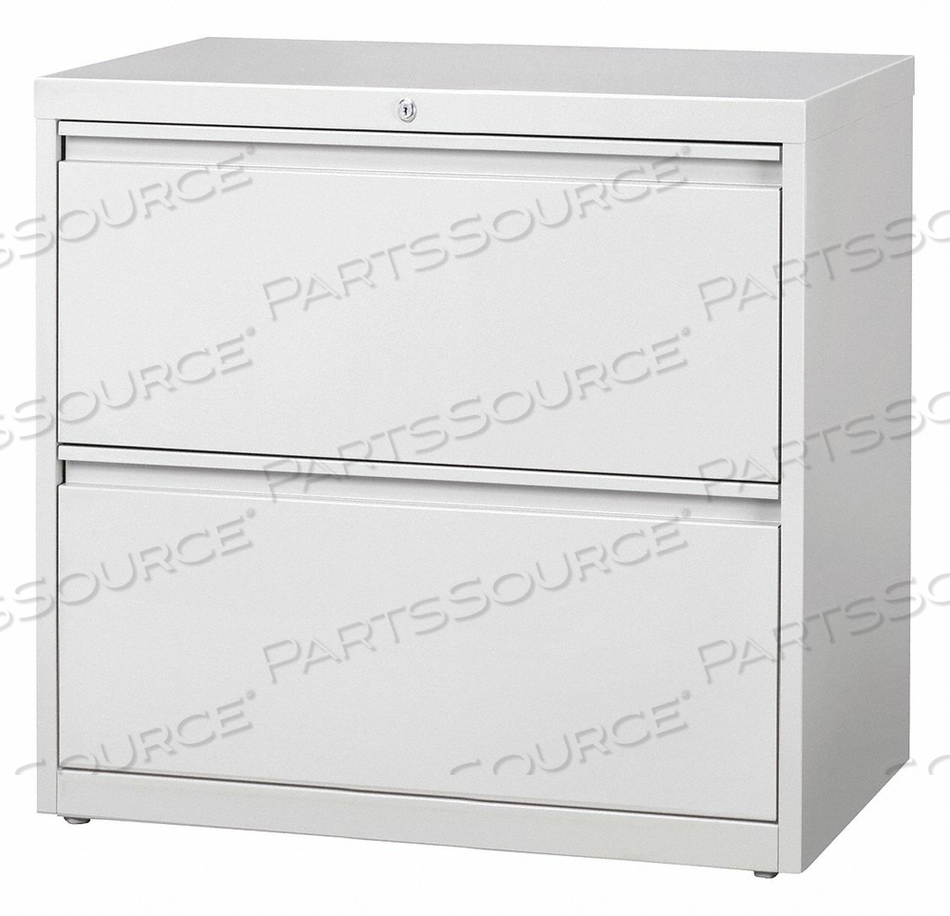 LATERAL FILE CABINET 30 IN W LIGHT GRAY by Hirsh