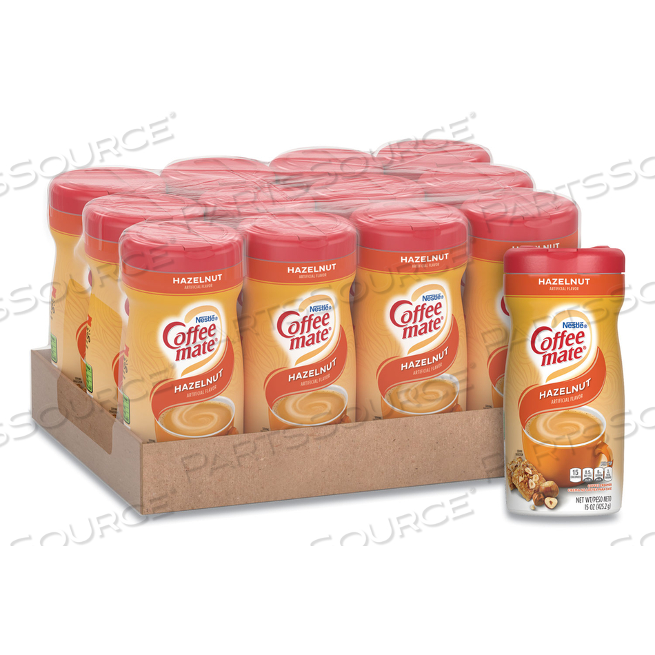 NON-DAIRY POWDERED CREAMER, HAZELNUT, 15 OZ CANISTER by Coffee-Mate