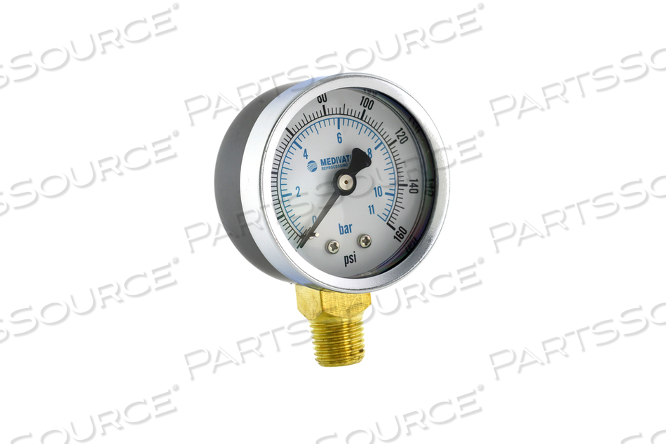 GAUGE, PRESSURE, 0 TO 160 PRESSURE RATING by Medivators (Cantel Medical) (now STERIS)