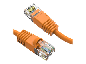 AXIOM CAT6 550 MHZ SNAGLESS PATCH CABLE, PATCH CABLE, RJ-45 (M) TO RJ-45 (M), 30 FT, UTP, CAT 6, MOLDED, SNAGLESS, STRANDED, ORANGE by Axiom