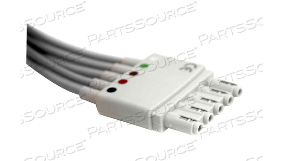 ECG LEAD SET CABLE, 5 LEADS 50 IN L by Getinge USA Sales, LLC