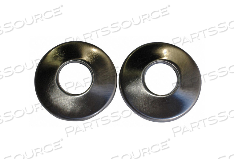 ROD FLANGES SATIN NICKEL PR by Taymor