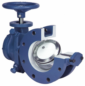 BUTTERFLY VALVE FLANGED 6 ACTUATED CI by Val-Matic