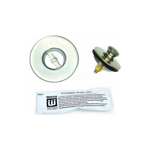 WATCO NUFIT LIFT & TURN TUB CLOSURE, BRUSHED NICKEL by Eagle Mountain Products Co.