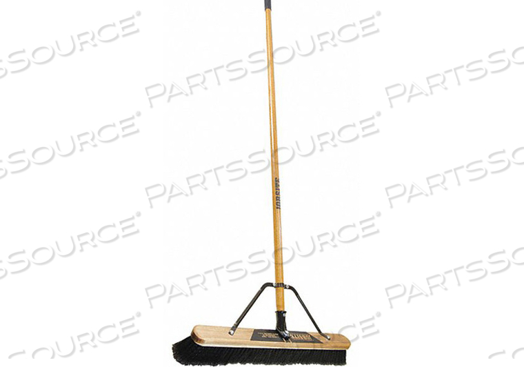 PUSH BROOM HEAD AND HANDLE 24 BLACK by Quickie
