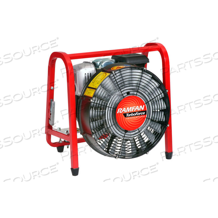 RAMFAN 16" GASOLINE PPV FAN TURBO BLOWER 5 HP 10058 CFM 