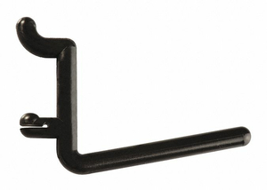 LOCKING PEGBOARD HOOKS 2 IN L BLACK PK8 by Functionaire