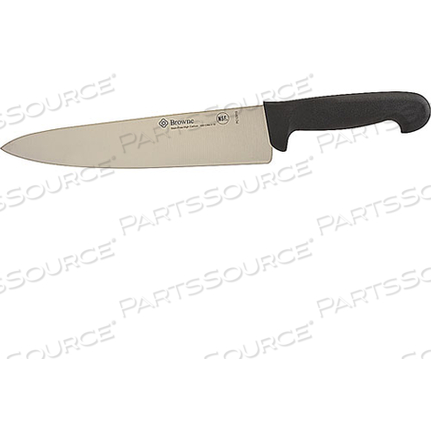 KNIFE, 10" COOK, BLK PLST HDL by Browne Foodservice KNIFE, 10" COOK, BLK PLST HDL by Browne Foodservice