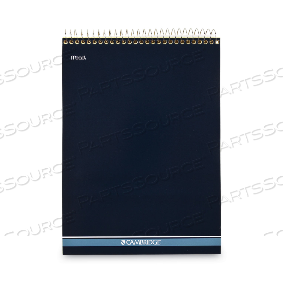 STIFF-BACK WIRE BOUND NOTEPAD, WIDE/LEGAL RULE, CANARY/BLUE COVER, 70 CANARY-YELLOW 8.5 X 11.5 SHEETS by Cambridge STIFF-BACK WIRE BOUND NOTEPAD, WIDE/LEGAL RULE, CANARY/BLUE COVER, 70 CANARY-YELLOW 8.5 X 11.5 SHEETS by Cambridge