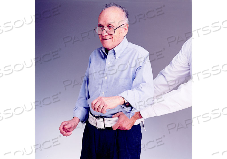 COTTON GAIT BELT, PASTEL STRIPE, METAL BUCKLE, 72"L by Skil-Care Corporation