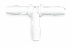 TEE 3/16 IN BARBED POLYPROPYLENE PK10 by Eldon James Corporation TEE 3/16 IN BARBED POLYPROPYLENE PK10 by Eldon James Corporation