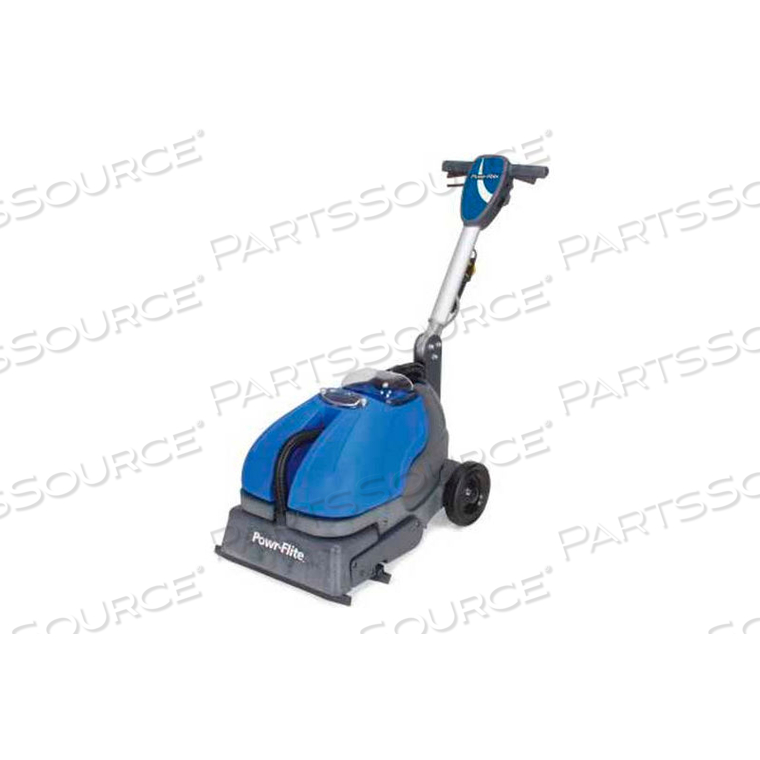 COMPACT AUTO FLOOR SCRUBBER & GROUT CLEANER, 16" CLEANING PATH by Powr-Flite