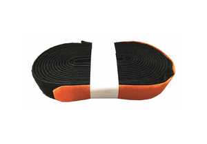 CINCH STRAP BLACK/ORANGE 1 W PK50 by Fastenation