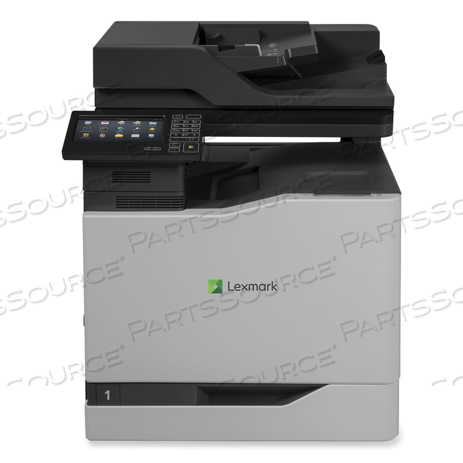 LEXMARK CX820DE - MULTIFUNCTION PRINTER - COLOR - LASER - LEGAL (8.5 IN X 14 IN)/A4 (8.25 IN X 11.7 IN) (ORIGINAL) - A4/LEGAL (MEDIA) - UP TO 50 PPM (COPYING) - UP TO 50 PPM (PRINTING) - 650 SHEETS - 33.6 KBPS - USB 2.0, GIGABIT LAN, USB HOST 