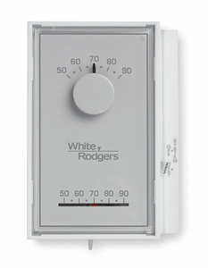 LOW V MECHANICAL TSTAT 50 TO 90F WHITE by Emerson Industrial LOW V MECHANICAL TSTAT 50 TO 90F WHITE by Emerson Industrial