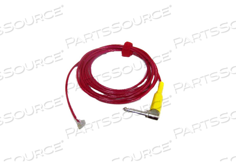 INTERCONNECT RJ-12 TO 1/4 IN RIGHT ANGLE PHONE PLUG NURSE CALL CABLE - 10 FT by APCOR