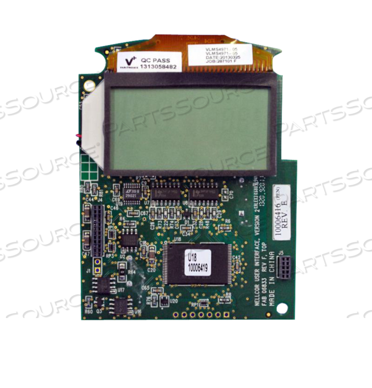 DISPLAY BOARD WITH LCD SCREEN FOR NELLCOR N65 PULSE OXIMETER 