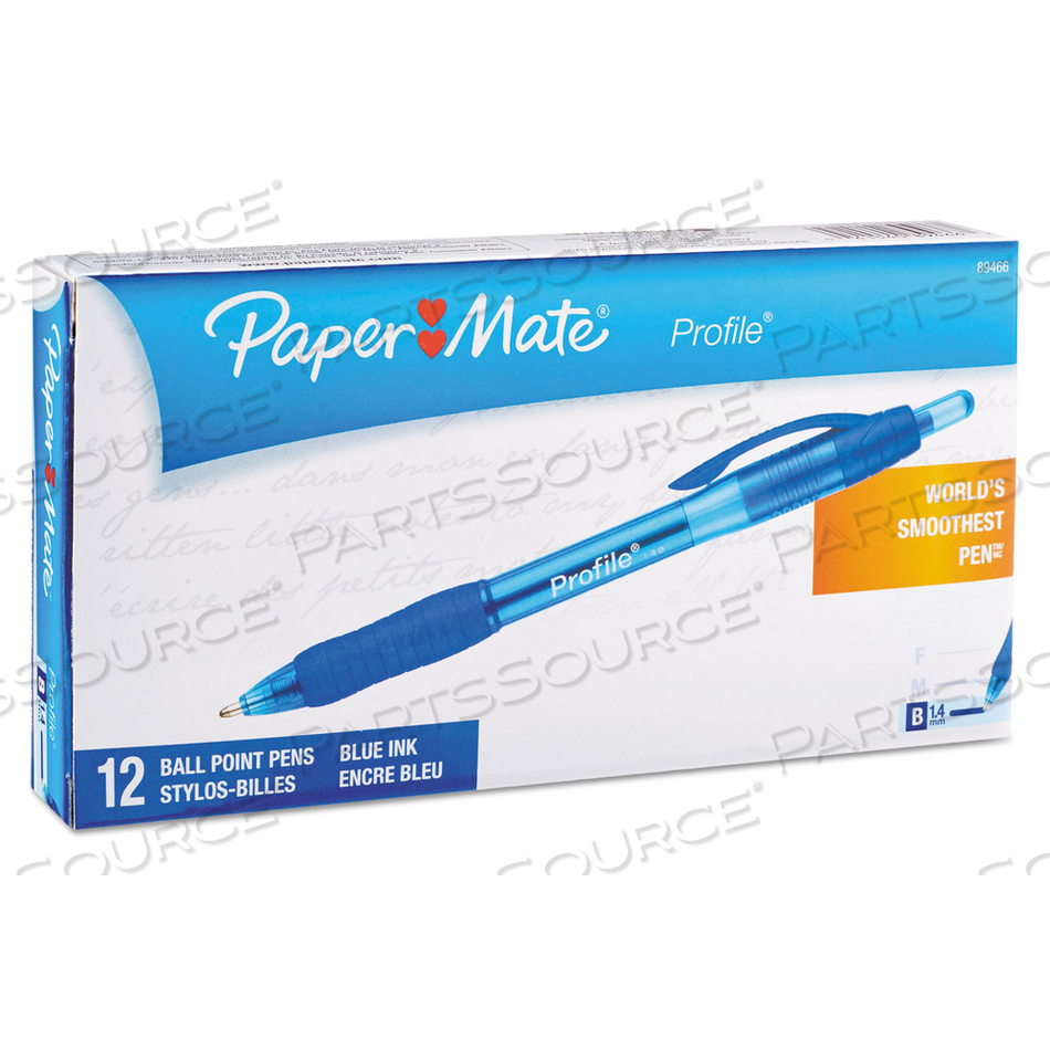 BALLPOINT PENS BLUE PK12 by Paper Mate