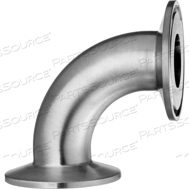 304 STAINLESS STEEL 90 DEGREE ELBOWS FOR QUICK CLAMP FITTINGS - FOR 3" TUBE OD 